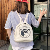 Golf Cartoon Print Mini Backpack Teenager Girls Shoulder Bag Outing Bag