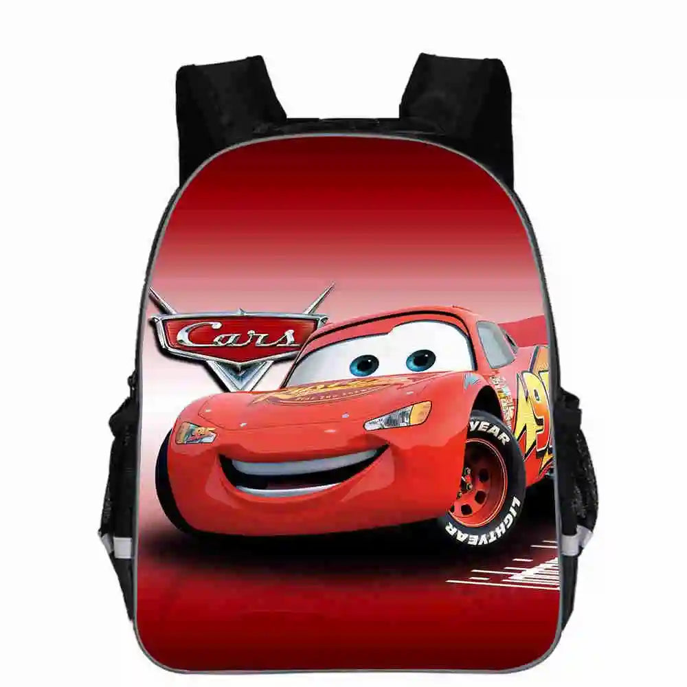 Hot 95 Cars Schoolbag 3D Printing Small Backpack Kindergarten Boys Kids Bookbag