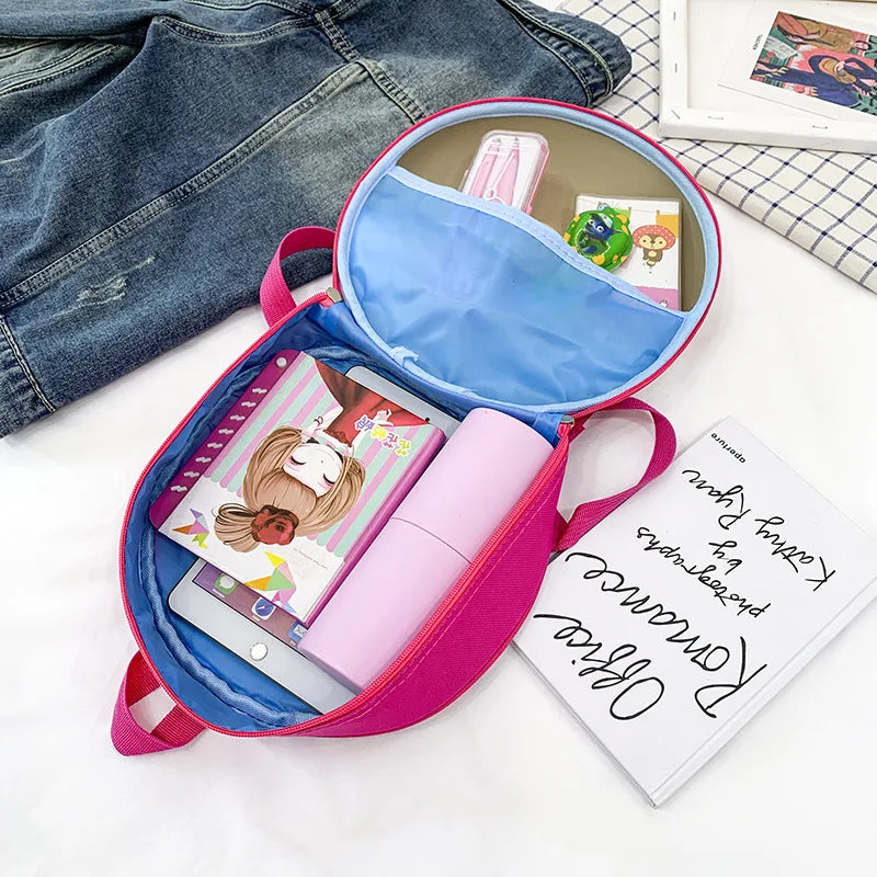 Donut Rainbow Backpack Kids Kindergarten School Book Bag