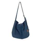 Casual Canvas Denim Shoulder Bag Large Capacity Women Handbag