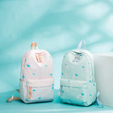 Leisure Backpack Student Schoolbag Female Embroidery Polyester Waterproof