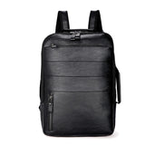 Casual Waterproof PU Leather Backpack for Travel