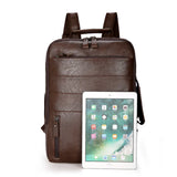 Casual Waterproof PU Leather Backpack for Travel