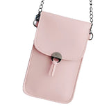 Metal Chain Girl Casual Handbag, Crossbody Shoulder Bag