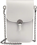 Metal Chain Girl Casual Handbag, Crossbody Shoulder Bag