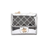 Pearl Chain Shoulder Bag Rhombus Messenger Mini Square Lipstick Bag