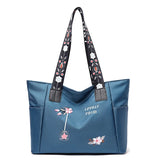 Casual Soft Tote Bag for Women High Capacity Shoulder Bag Zipper Interior