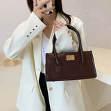 Square Small Shoulder Bag Crossbody Bag Female High Pu Leather Style