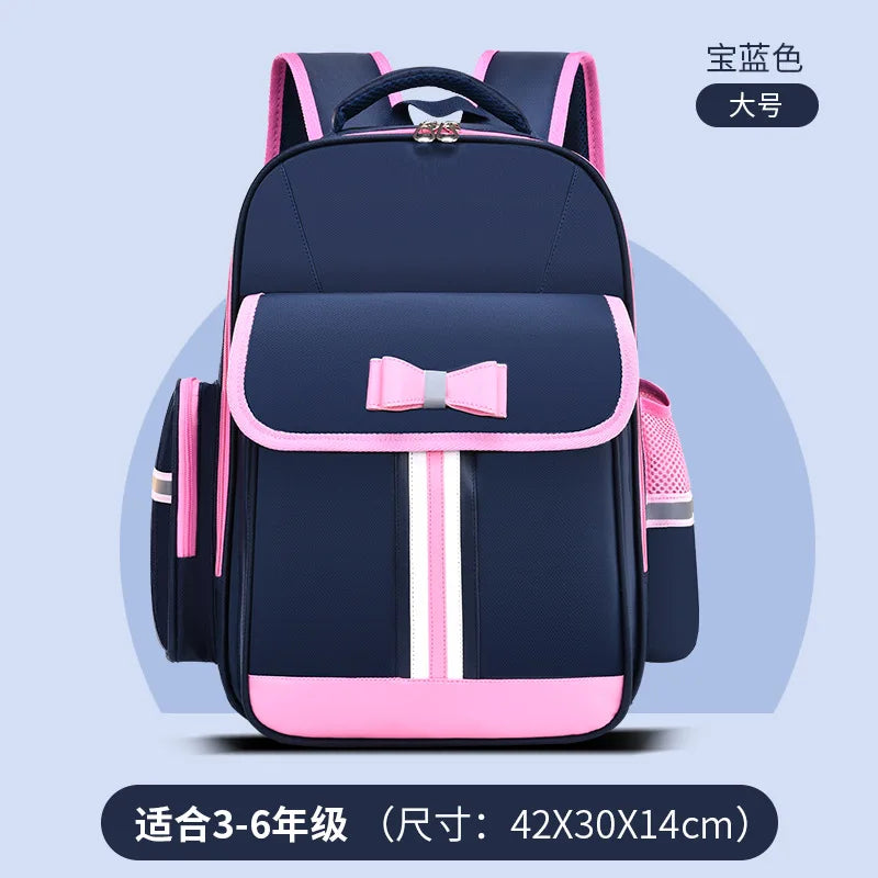 Waterproof Children School Bag Orthopedic Primary Princess School Back