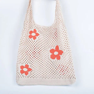 Korean Style Mesh Beach Tote Shoulder Bag