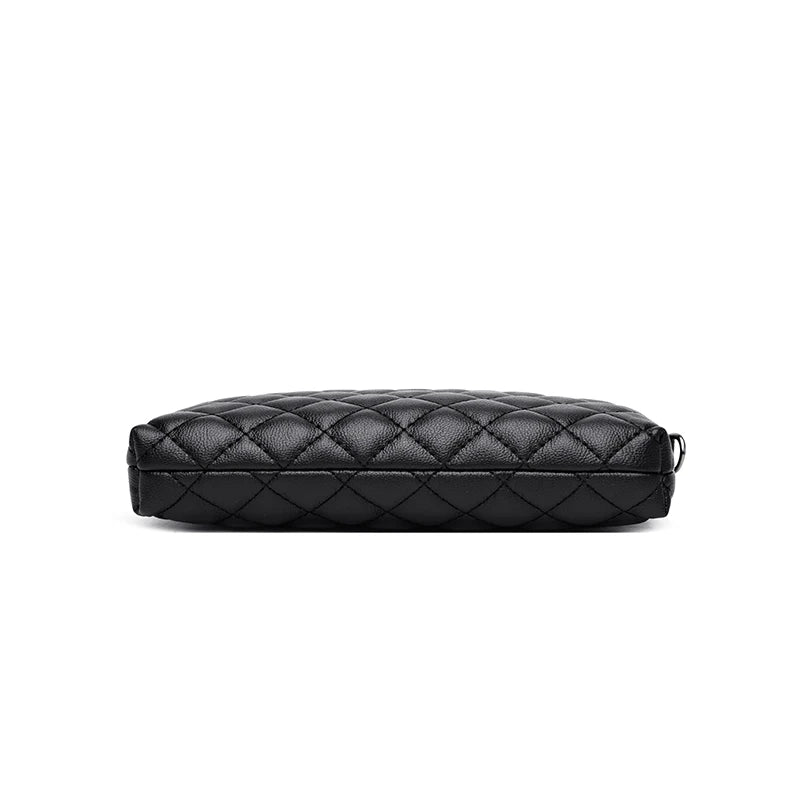 Autumn Solid Shoulder Handbags, Small PU Leather Crossbody Bags for Women