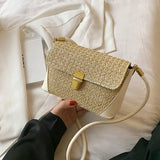Summer Style Straw Small Shoulder Bag for Women