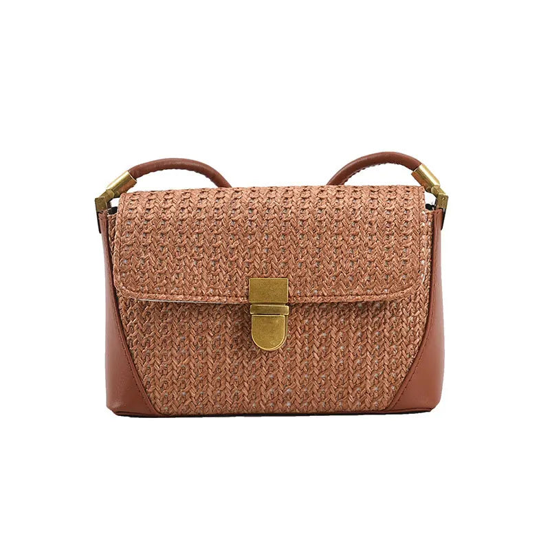 Summer Style Straw Small Shoulder Bag for Women