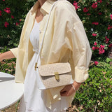 Summer Style Straw Small Shoulder Bag for Women