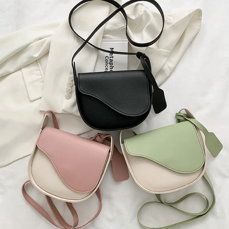 Summer Solid Handbags For Women High Pu Leather Ladies Shoulder Bag