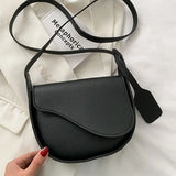 Summer Solid Handbags For Women High Pu Leather Ladies Shoulder Bag