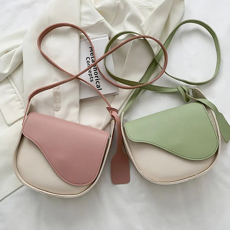 Summer Solid Handbags For Women High Pu Leather Ladies Shoulder Bag