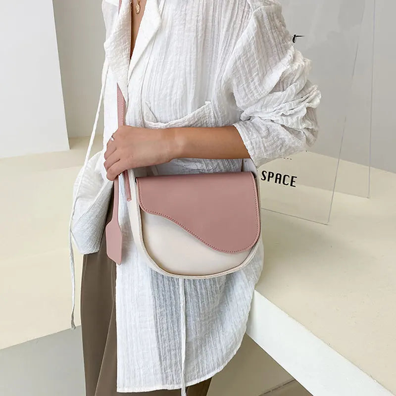 Summer Solid Handbags For Women High Pu Leather Ladies Shoulder Bag