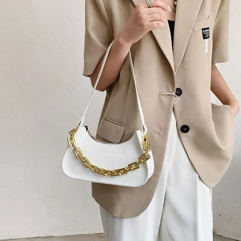 Summer Small Handbags For Women High Female Shoulder Bag Chain Strap