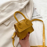 Women's Mini Handbag High Pu Leather Small Shoulder Bag Crossbody Purse