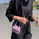 Women's Mini Handbag High Pu Leather Small Shoulder Bag Crossbody Purse