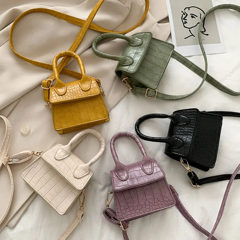 Women's Mini Handbag High Pu Leather Small Shoulder Bag Crossbody Purse