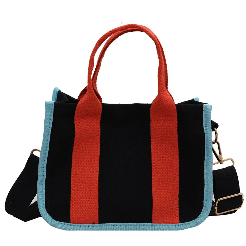 Canvas Shoulder Handbag Female Messenger Crossbody Bag
