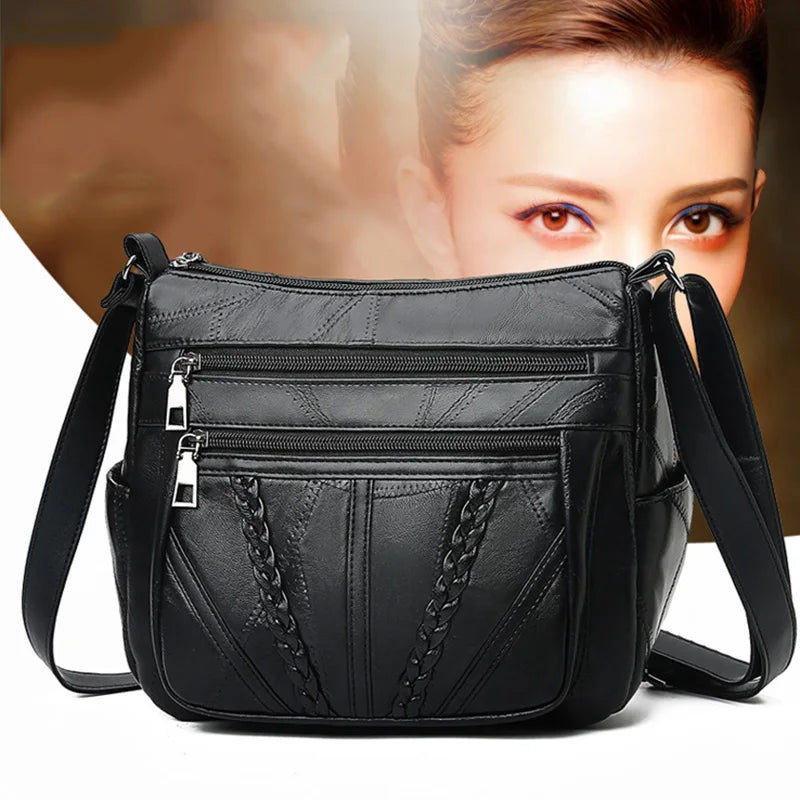 Women Messenger Bag Square Crossbody Bag Shopping Hand Purse