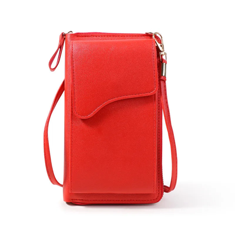 Women Shoulder Bag Phone Purse Zipper Flap Small Crossbody Bags
