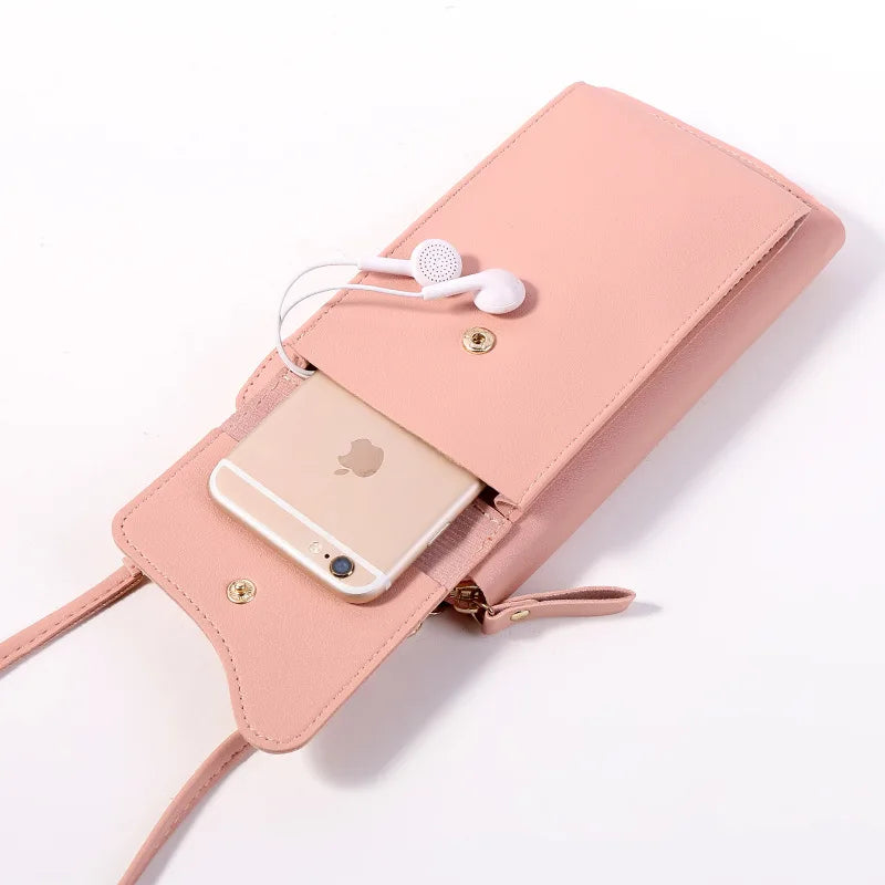 Women Shoulder Bag Phone Purse Zipper Flap Small Crossbody Bags