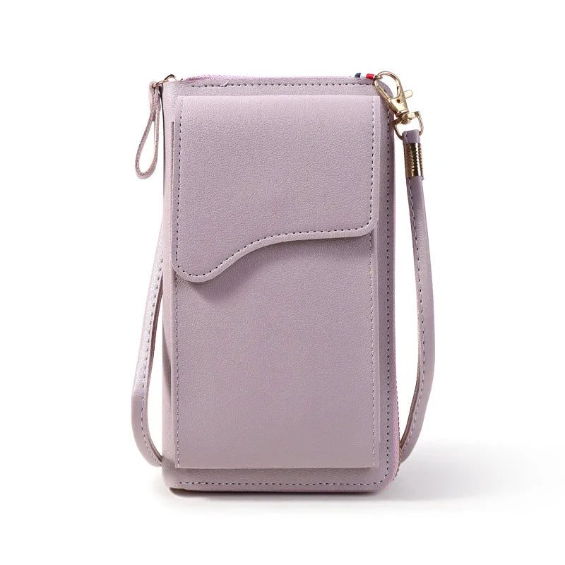 Women Shoulder Bag Phone Purse Zipper Flap Small Crossbody Bags