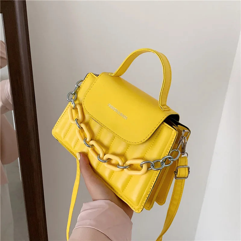 Small Square Tote Bag Crossbody Shoulder Messenger Female Wallet Handbag
