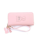 Cat Cartoon Women's Leather Wallet Big Capacity Phone Wallet