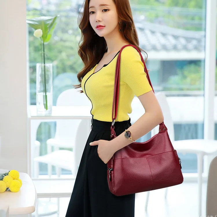 Middle-aged Mother Crossbody Shoulder Bag Wild Diagonal Big Bag