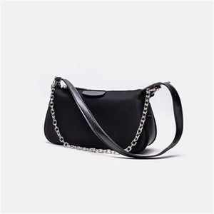 Vintage Retro French Solid Shoulder Bag Small Bolsa Feminina