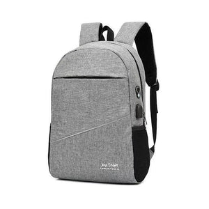 Men's Laptop Backpack Anti Theft Waterproof Canvas Business Travel Bag