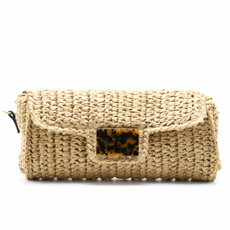 Crochet Straw Shoulder Bag Tote Purses Satchel