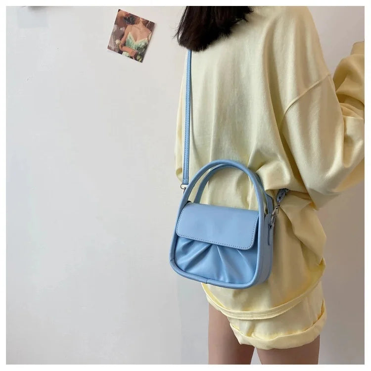 Diagonal Women's Bag, Small Square Design