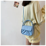 Diagonal Women's Bag, Small Square Design