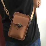 Men's Mobile Phone Pocket Belt Outdoor Bag 7-Inch Messenger Bag