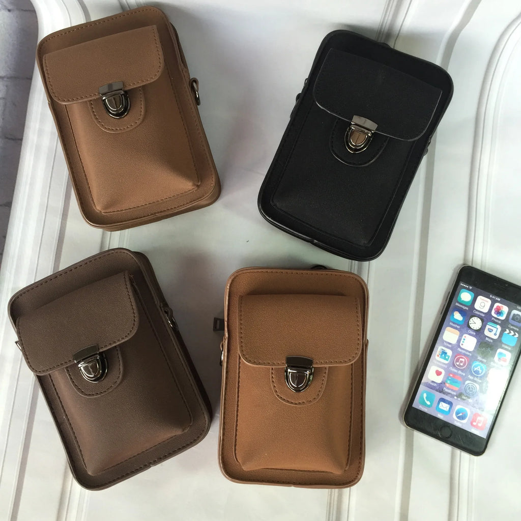 Men's Mobile Phone Pocket Belt Outdoor Bag 7-Inch Messenger Bag