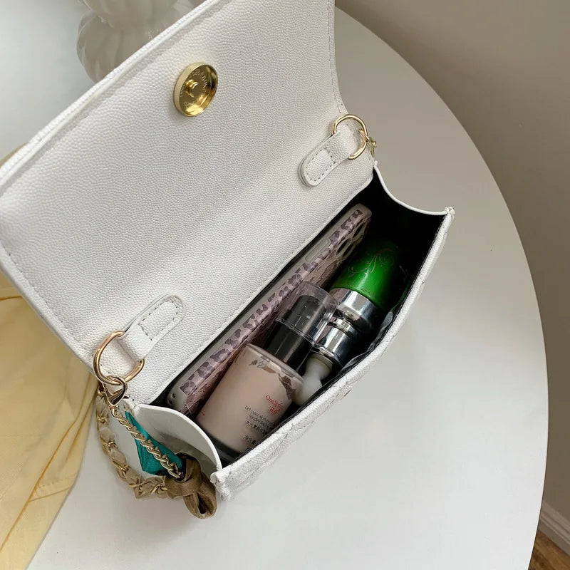 Chain Mini Bag Women Handbag Small Square Casual Shoulder Bag
