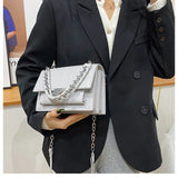 Shoulder Bag Texture PU Messenger Bag Chain Mobile Phone Bag