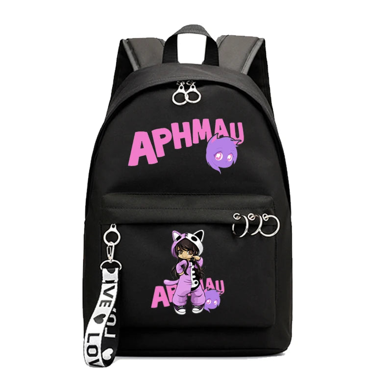 2021 Aphmau Lady Rucksack Teen Travel School Bag