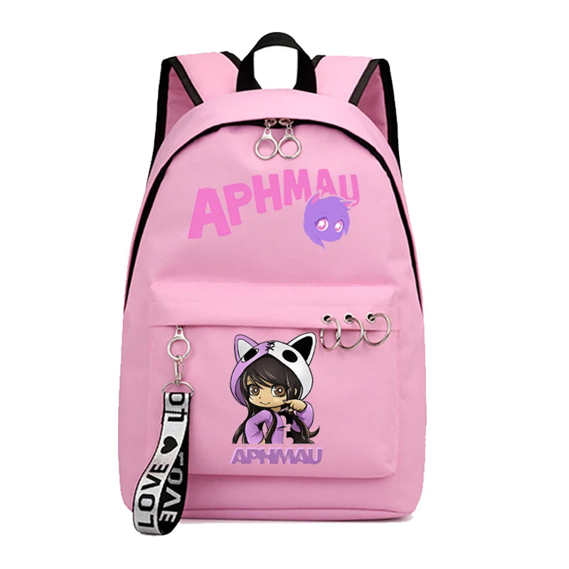 2021 Aphmau Lady Rucksack Girl Teenager School Bag