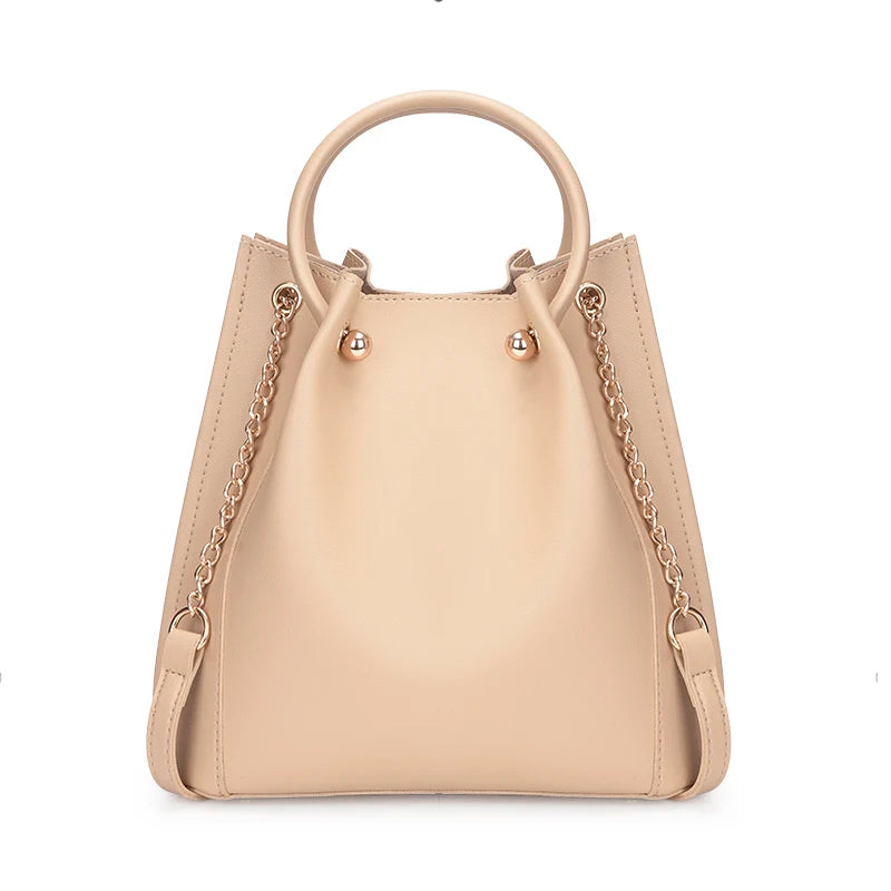 Large Capacity Bucket Bag Casual Shoulder Bag Female Pack