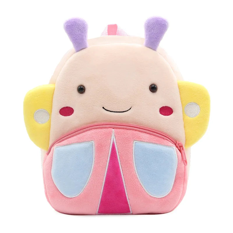 3D Cartoon Plush Kids Backpacks Kindergarten Schoolbag Animal School Bags Girls