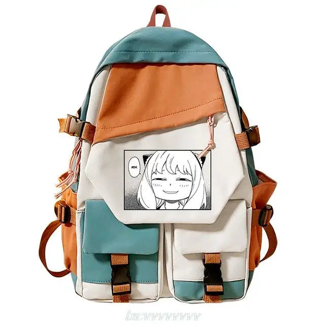 Anime SPY?FAMILY Club Student Casual Backpack Travel Laptop Gift Backpack
