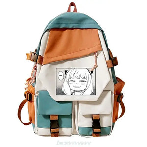 Anime SPY?FAMILY Club Student Casual Backpack Travel Laptop Gift Backpack