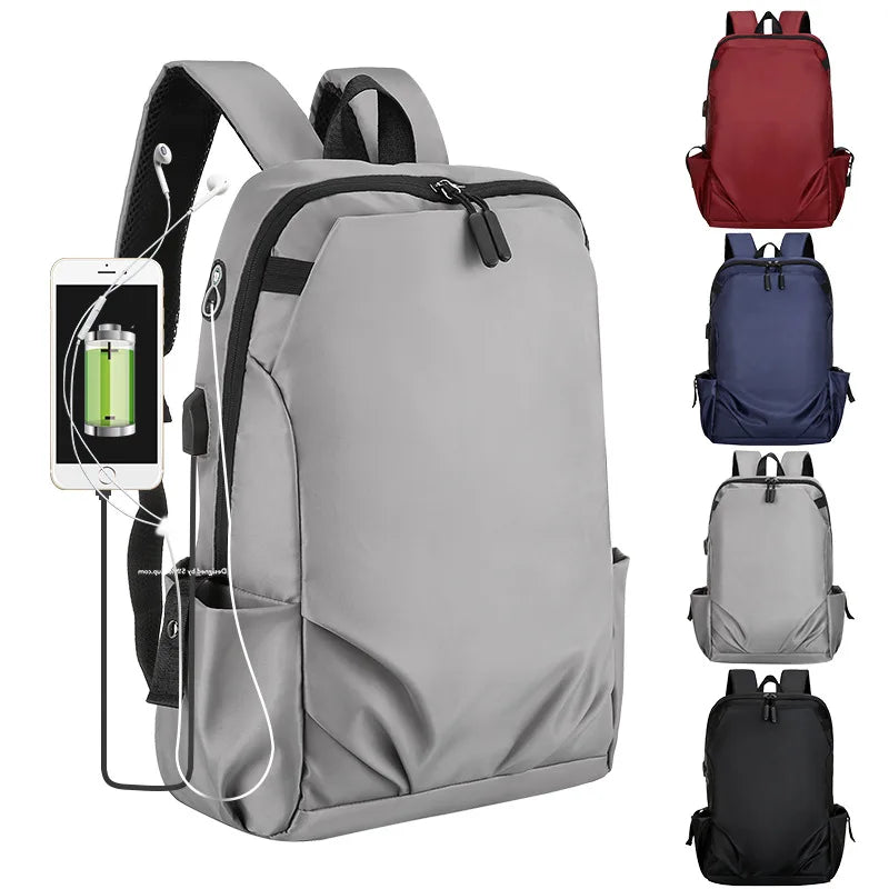 Anti-theft Men's Casual USB Charging Backpack Business Waterproof